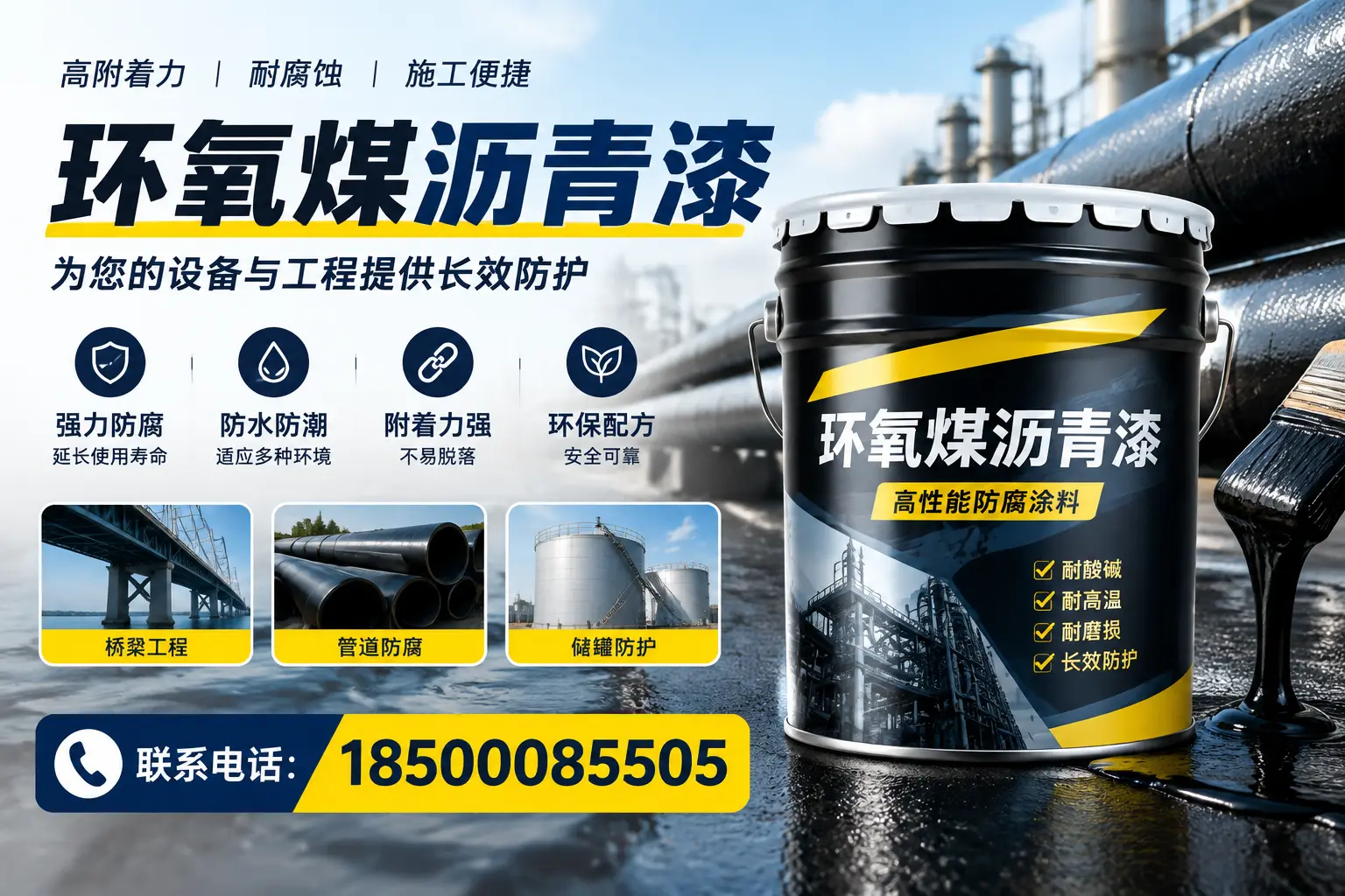 环氧煤沥青漆与其他涂料的对比分析,助力深圳企业决策